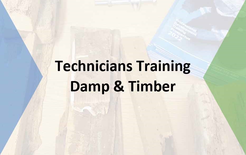 Technician Training – Damp & Timber